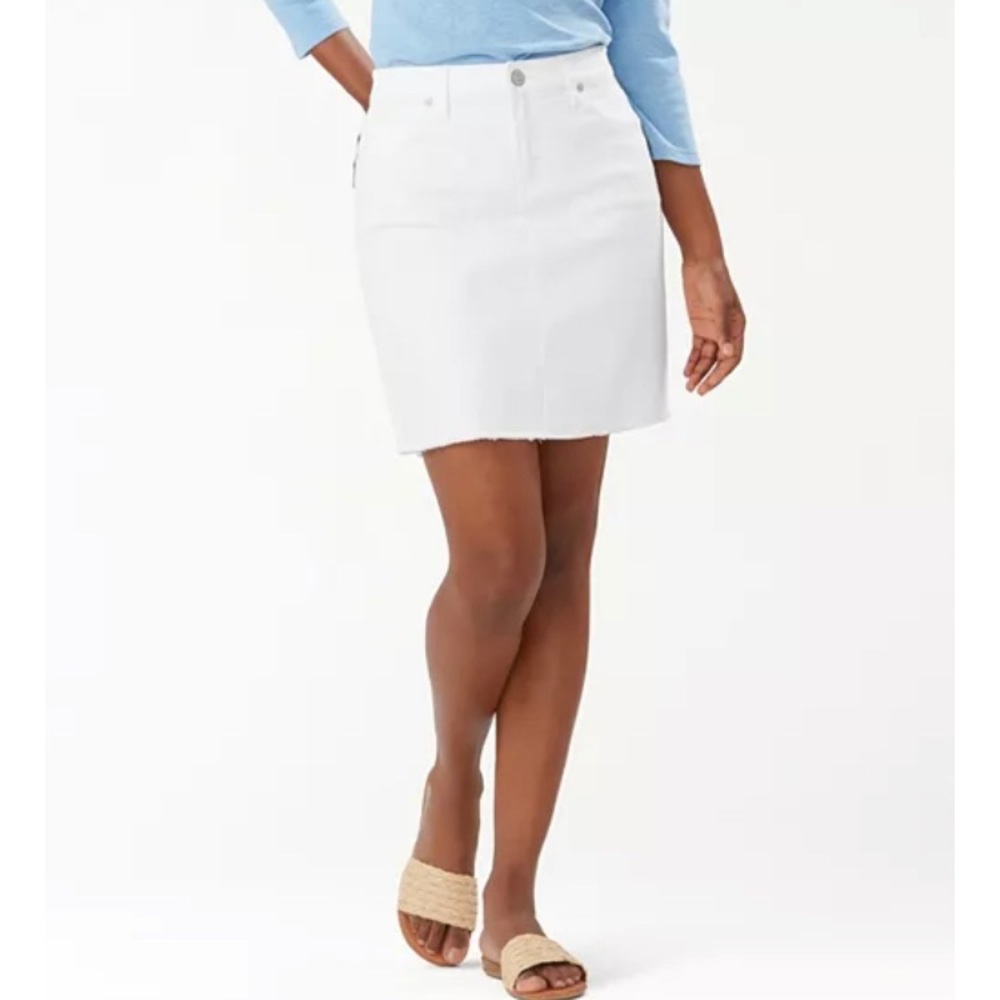 Tommy Hilfiger Denim White Skirt